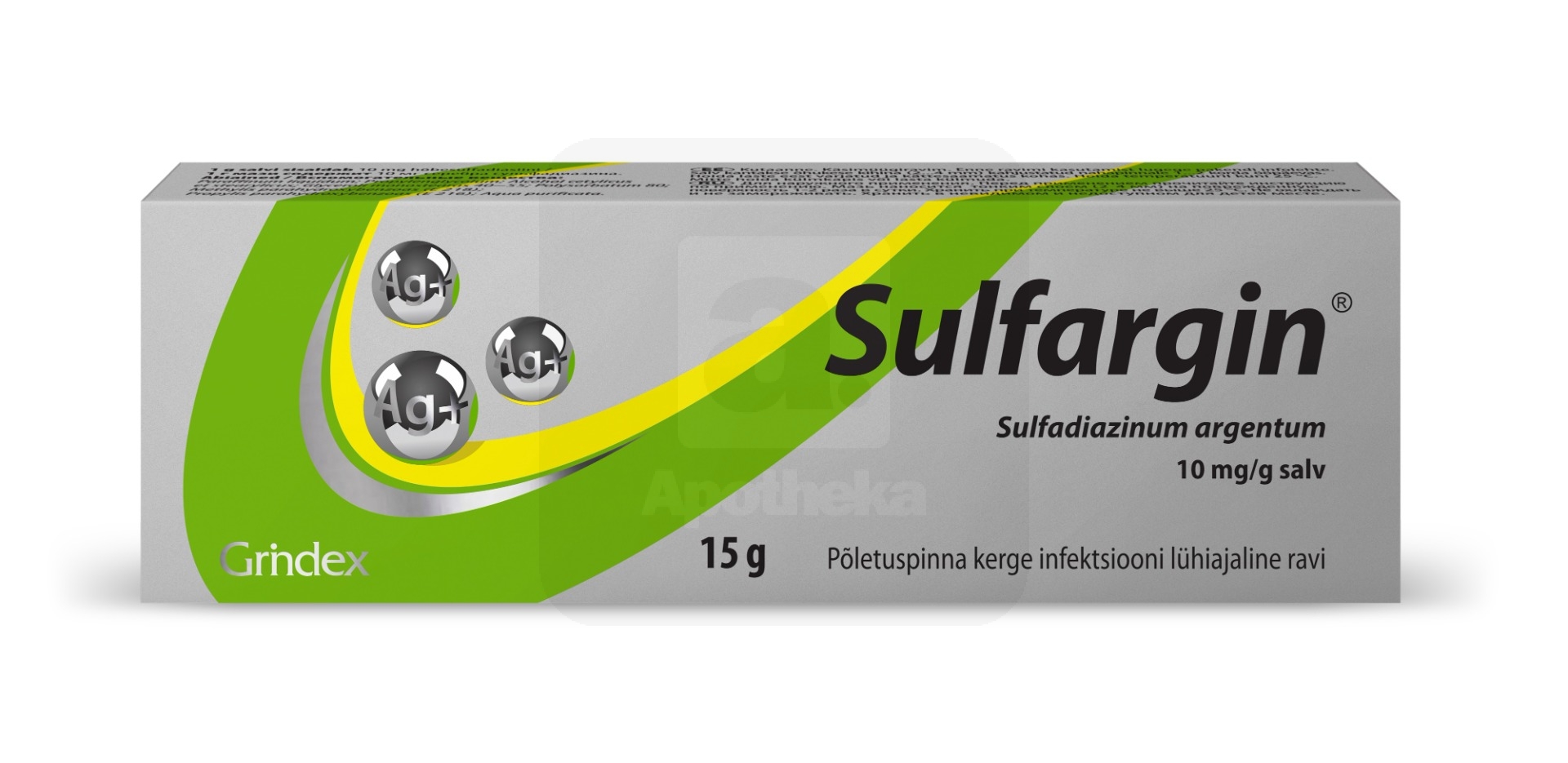 SULFARGIN SALV 10MG/G 15G - Изображение товара 2