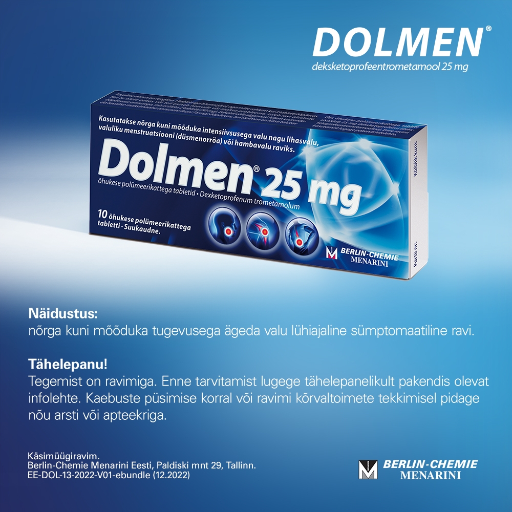 DOLMEN TBL 25MG N10 - Изображение товара 5