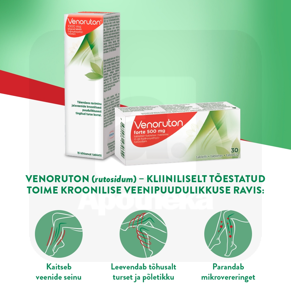 VENORUTON FORTE TBL 500MG N30 - Изображение товара 2